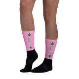 Seattle Space Needle - Black foot socks