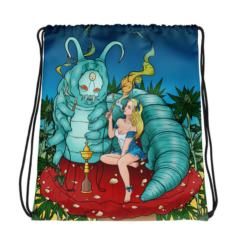 Alice in Wonderland Drawstring bag
