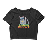 Smoke Meowt - Women’s Crop Tee