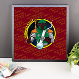 Bongo Fett - Framed photo paper poster