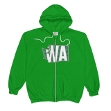 Washington State - Unisex  Zip Hoodie