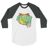 Kush Mart 3/4 sleeve raglan shirt