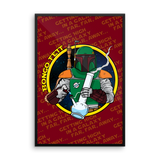 Bongo Fett - Framed photo paper poster