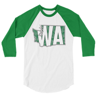 Washington State - 3/4 sleeve raglan shirt