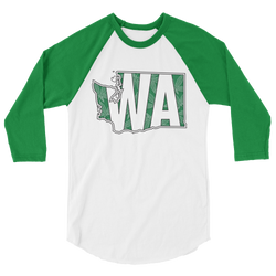 Washington State - 3/4 sleeve raglan shirt