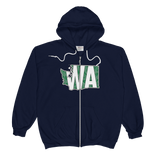 Washington State - Unisex  Zip Hoodie