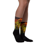 Space Lion - Black foot socks