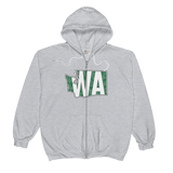 Washington State - Unisex  Zip Hoodie