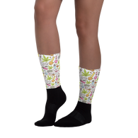 Weed Fun - Black foot socks