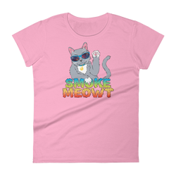 Smoke Meowt - Women's short sleeve t-shirt