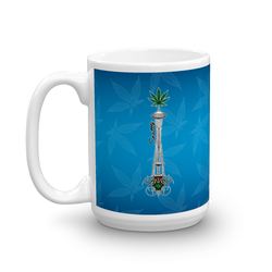 Rooted Space Needle - Mug 15oz