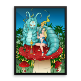 Alice in Wonderland - Framed photo paper poster