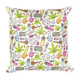 Weed Fun - Square Pillow