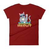 Smoke Meowt - Women's short sleeve t-shirt