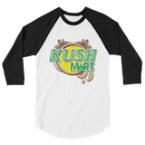 Kush Mart 3/4 sleeve raglan shirt