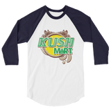 Kush Mart 3/4 sleeve raglan shirt