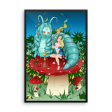 Alice in Wonderland - Framed photo paper poster