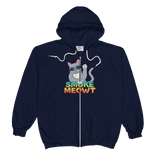 Smoke Meowt - Unisex  Zip Hoodie